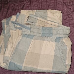 Prana Plaid Lined Flannel Pants